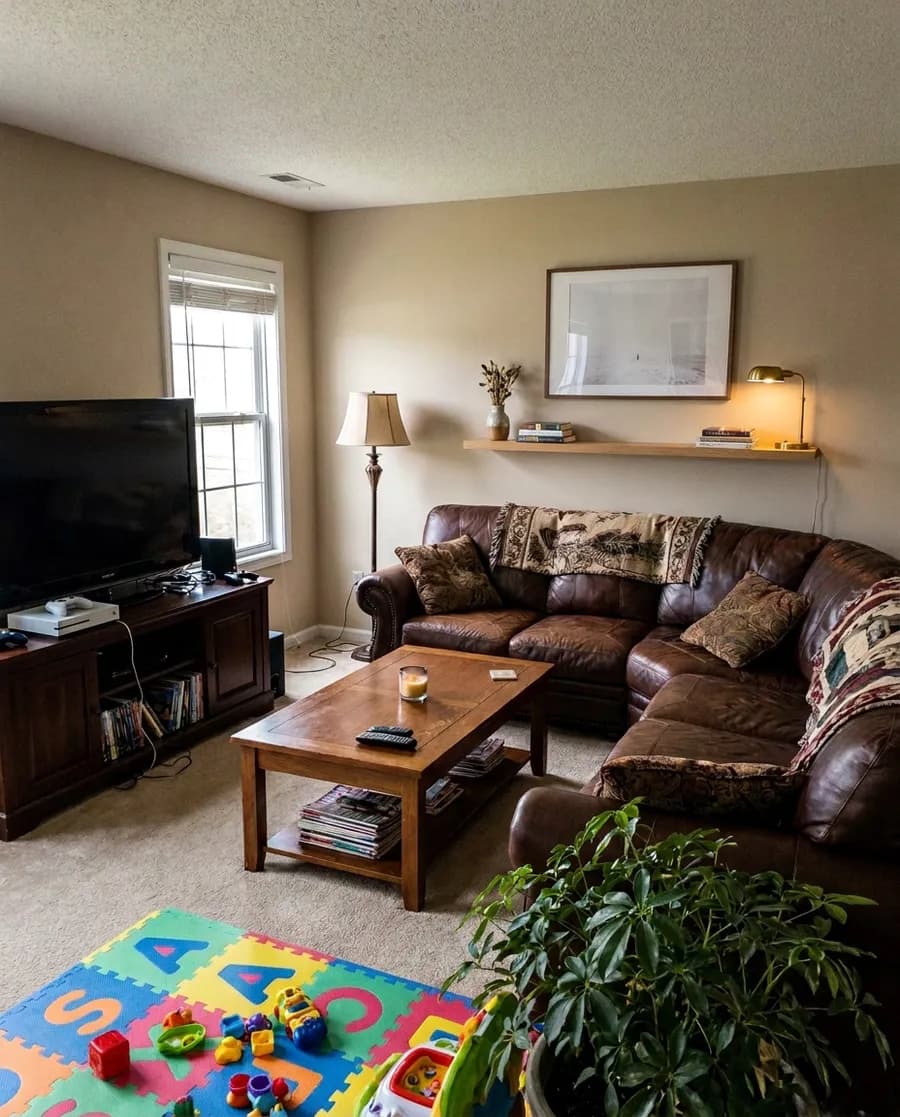 family room after