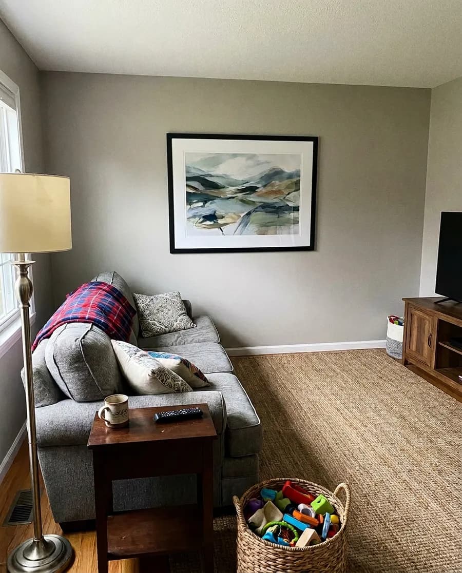 living room after