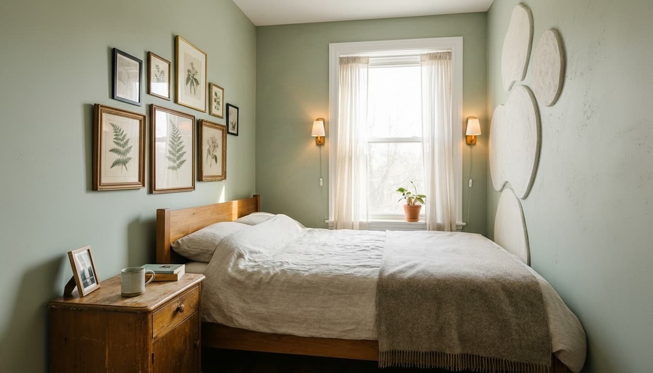 After - Decorated wall