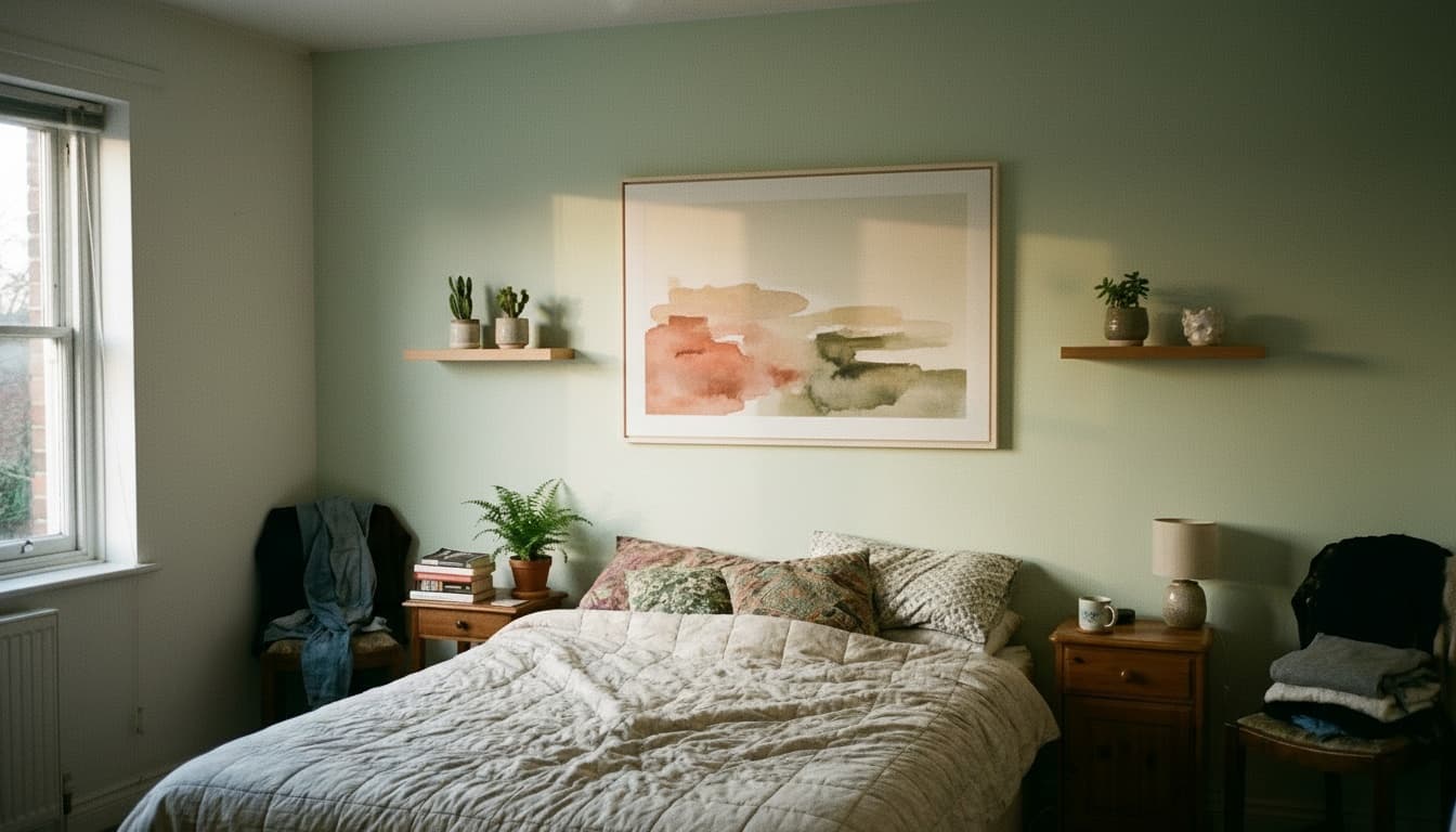 After: Bedroom Minimalist style wall decor - Example 4