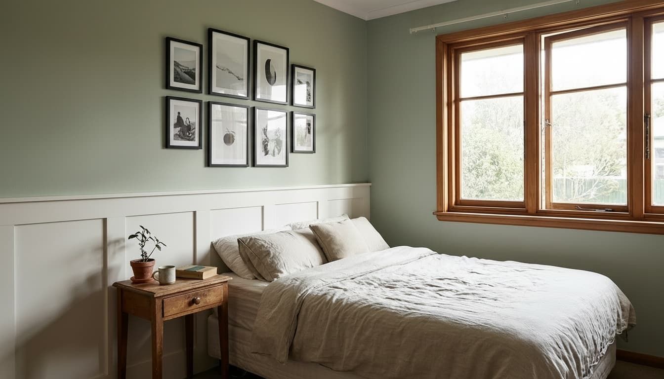 After: Bedroom Modern style wall decor - Example 6