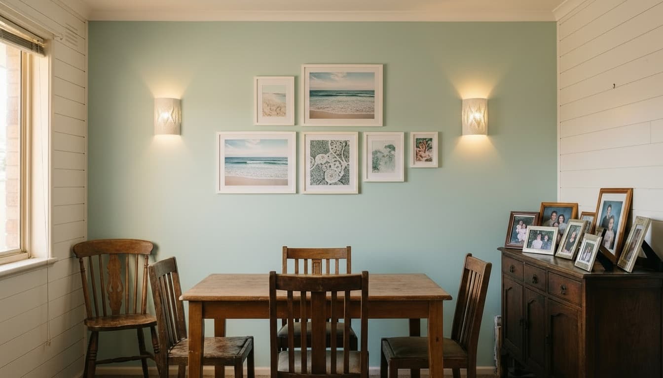 After: Dining Room Coastal style wall decor - Example 6
