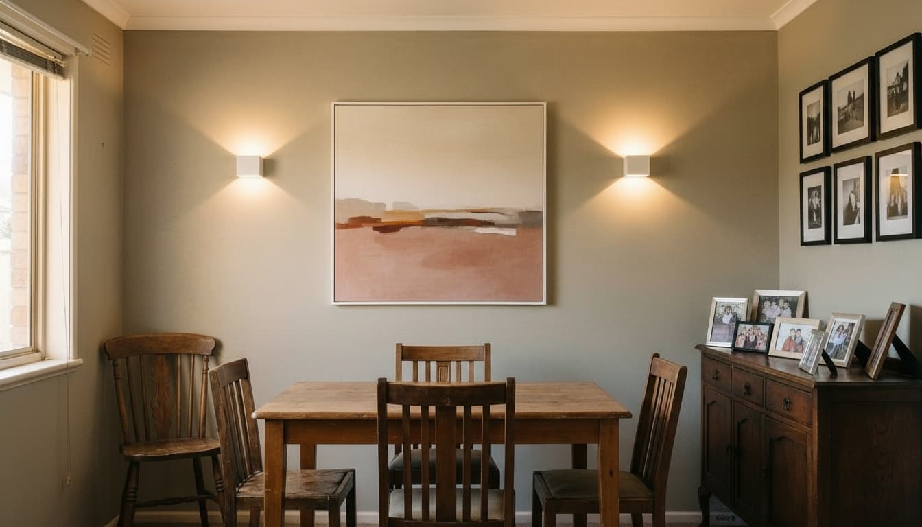 After: Dining Room Contemporary style wall decor - Example 6