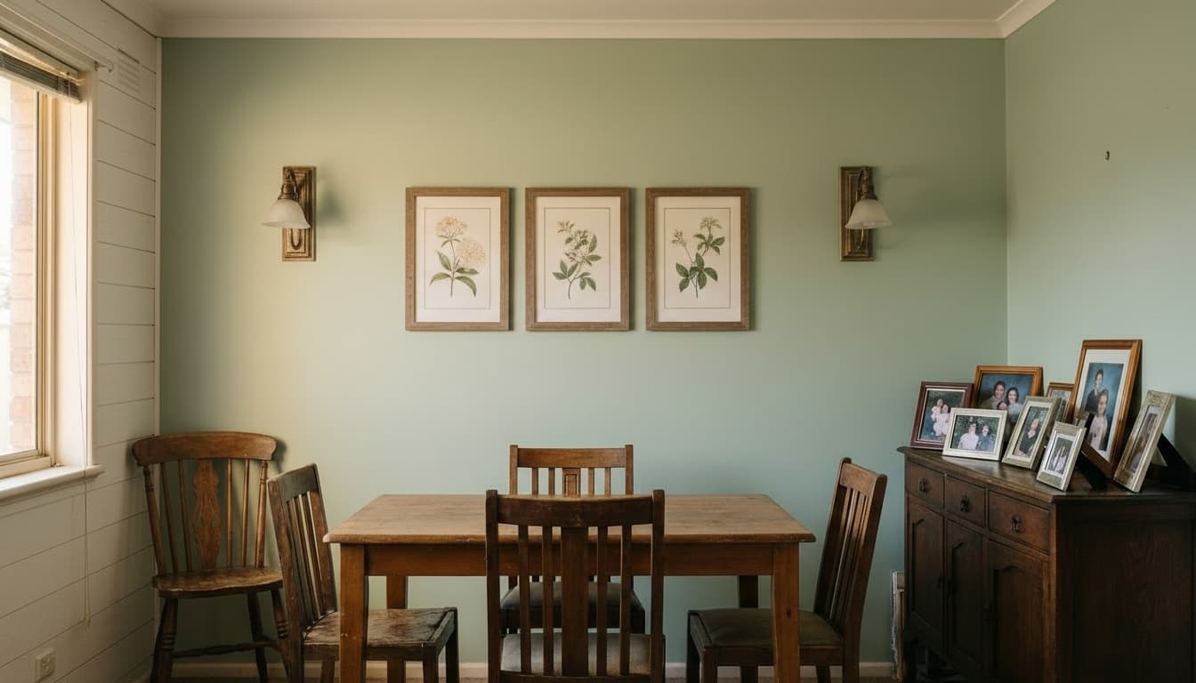 After: Dining Room Farmhouse style wall decor - Example 6