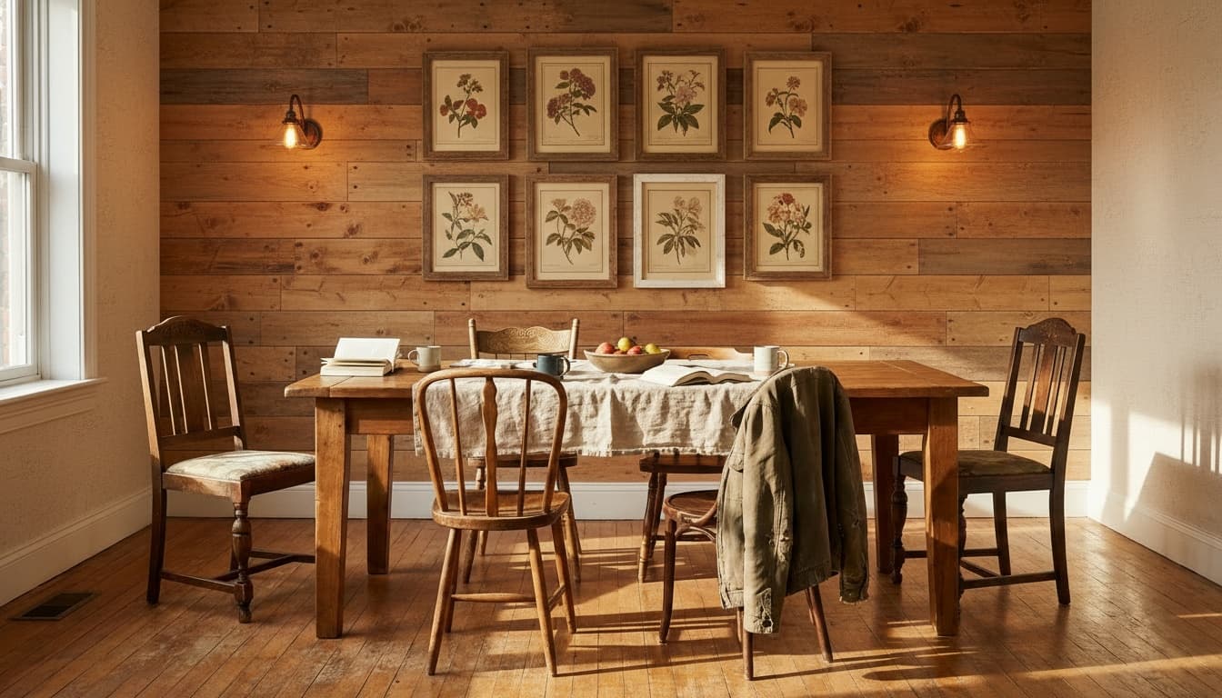 After: Dining Room Farmhouse style wall decor - Example 8