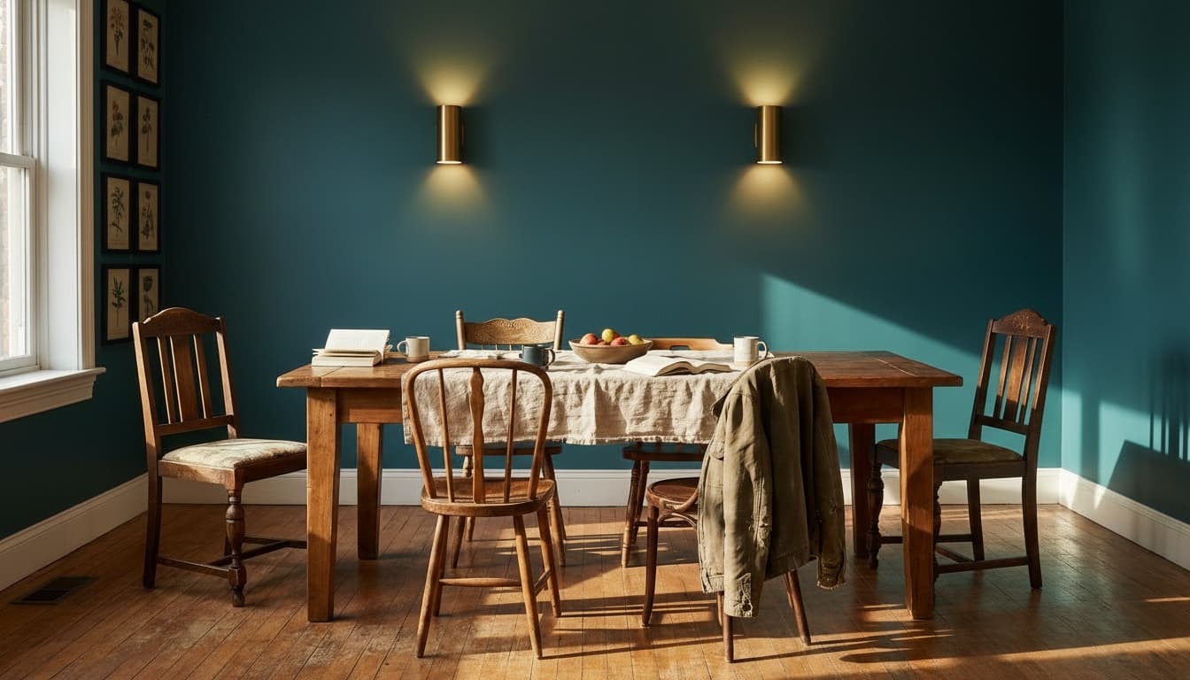 After: Dining Room Mid-Century Modern style wall decor - Example 7