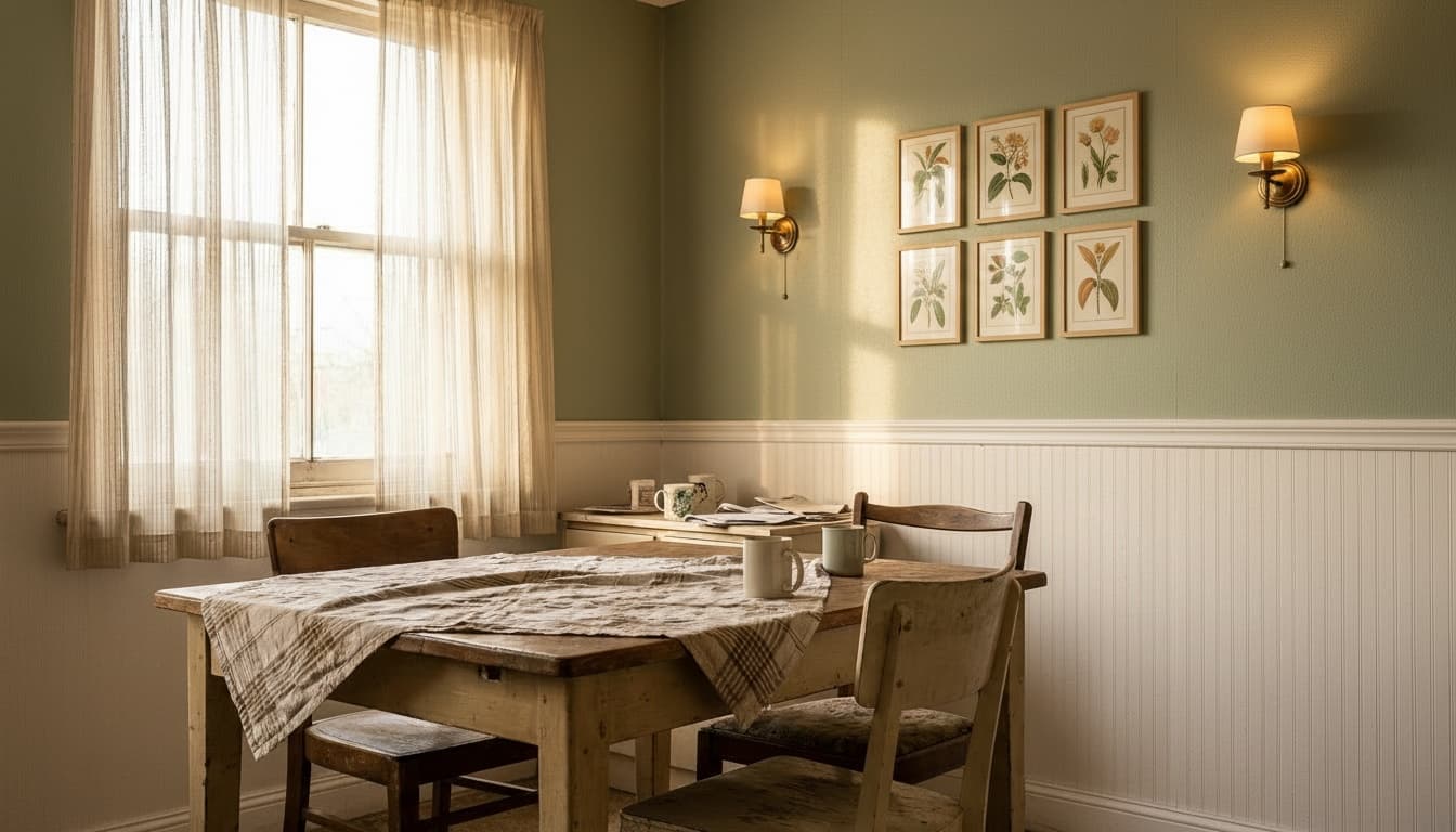 After: Dining Room Traditional style wall decor - Example 1