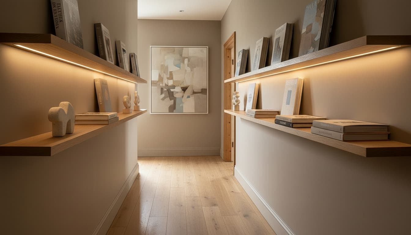 After: Hallway Modern style wall decor - Example 4