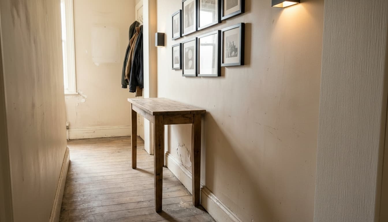 After: Hallway Modern style wall decor - Example 7