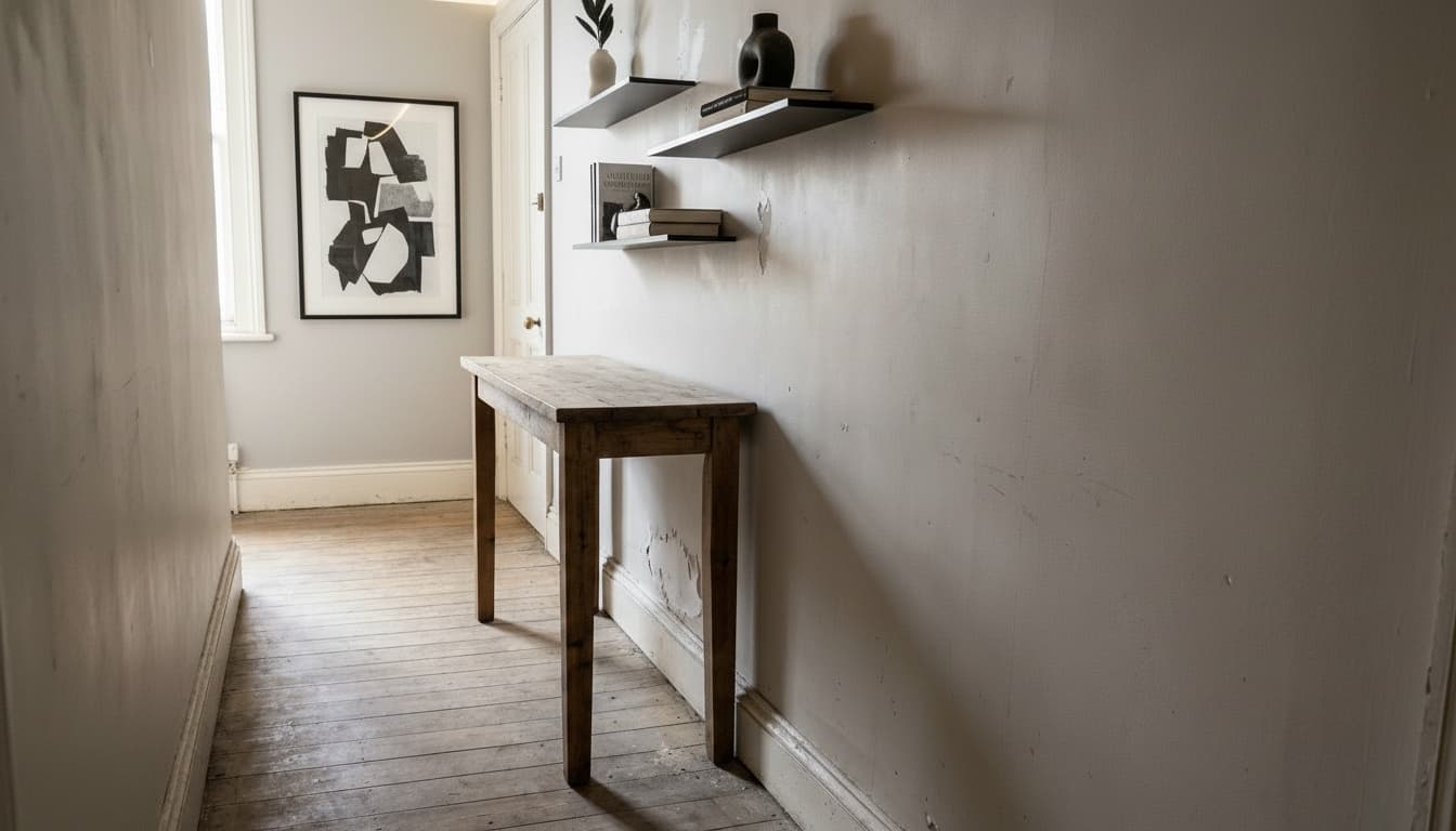 After: Hallway Modern style wall decor - Example 8