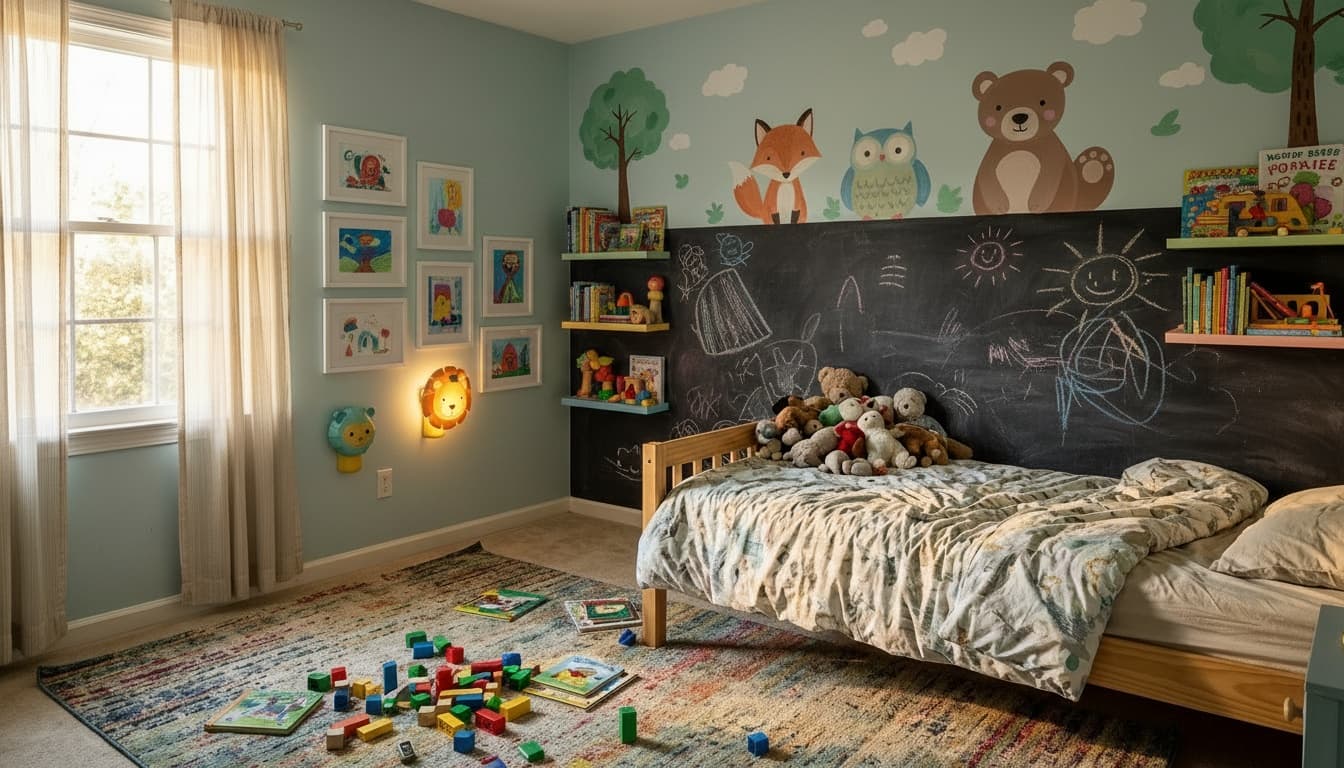 After: Kids Room Contemporary style wall decor - Example 6