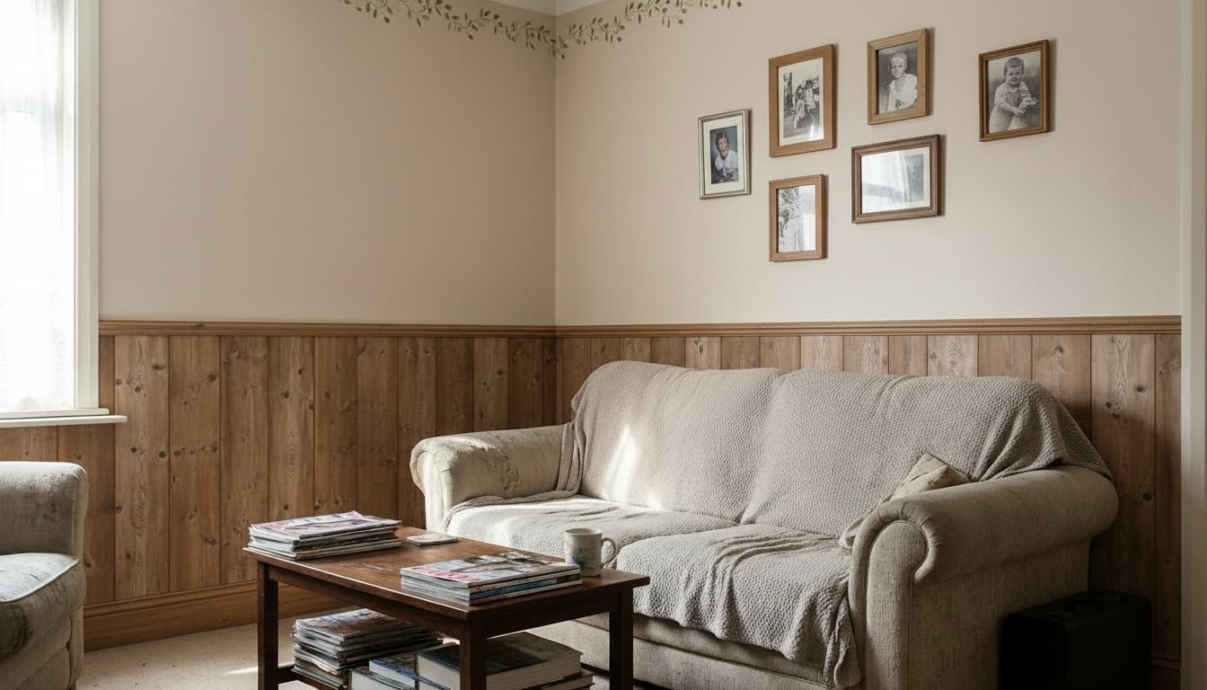 After: Living Room Farmhouse style wall decor - Example 1