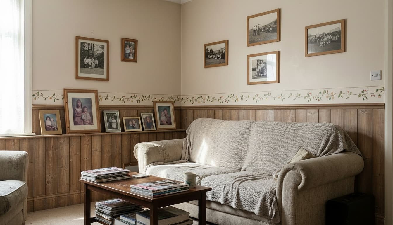 After: Living Room Farmhouse style wall decor - Example 2